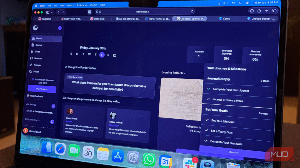 I didn't want AI to write my journal, but this approach surprised me