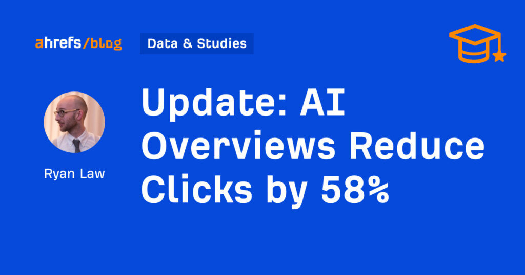 AI Overviews Reduce Clicks by 58%
