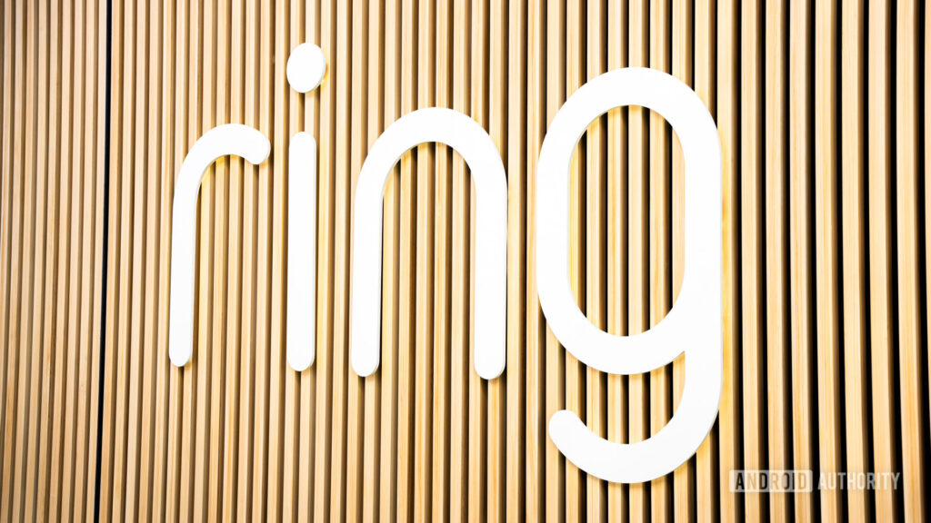 All Ring Outdoor Cam models are on sale! Ring logo at CES 2025 Stock photo 2