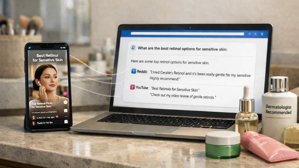 How social discovery shapes AI search visibility in beauty How social discovery shapes AI search visibility in beauty