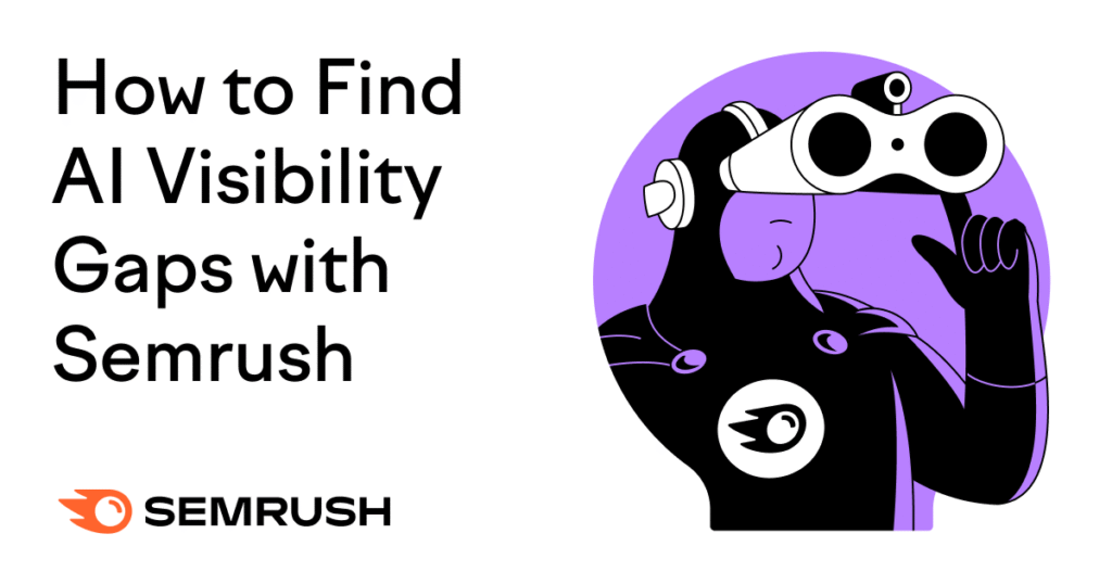 How to Find AI Visibility Gaps with Semrush ai toolkit icon