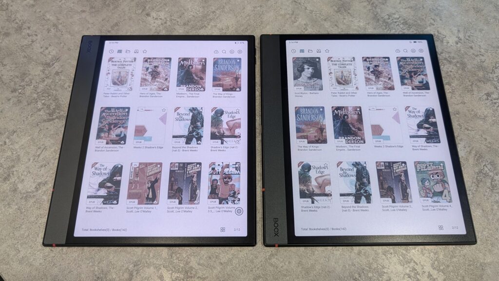 I used this hack to transfer all the e-books from my old Onyx Boox tablet to my new one without a PC