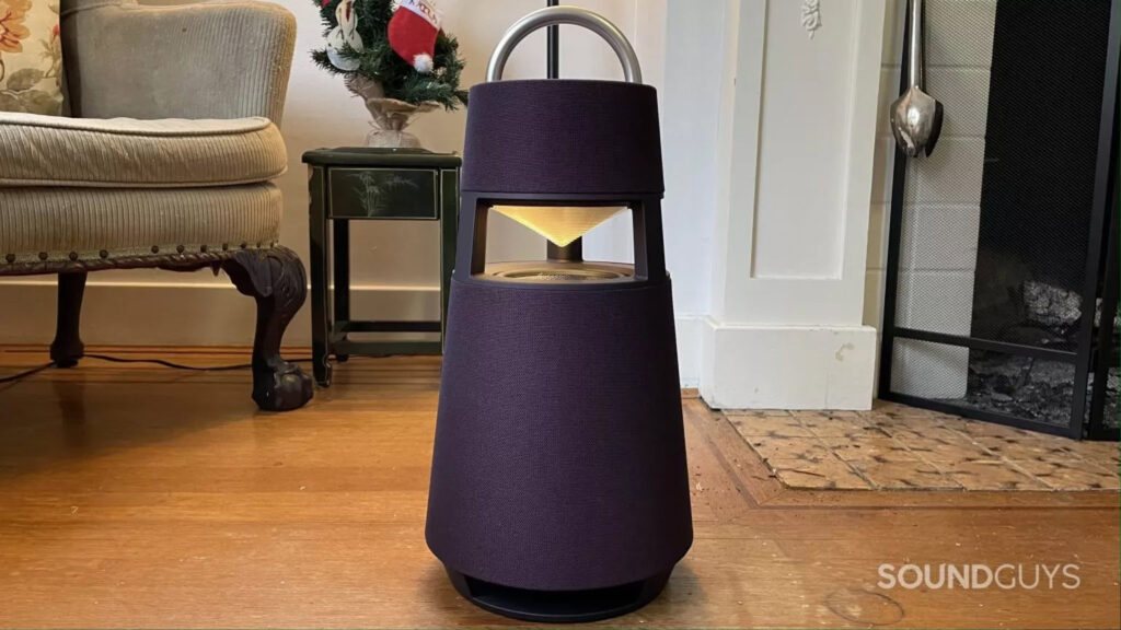 LG XBOOM 360 in living room