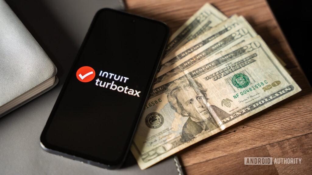 Taxes aren’t fun, but at least you can save with TurboTax! Intuit Turbotax app on smartphone 6