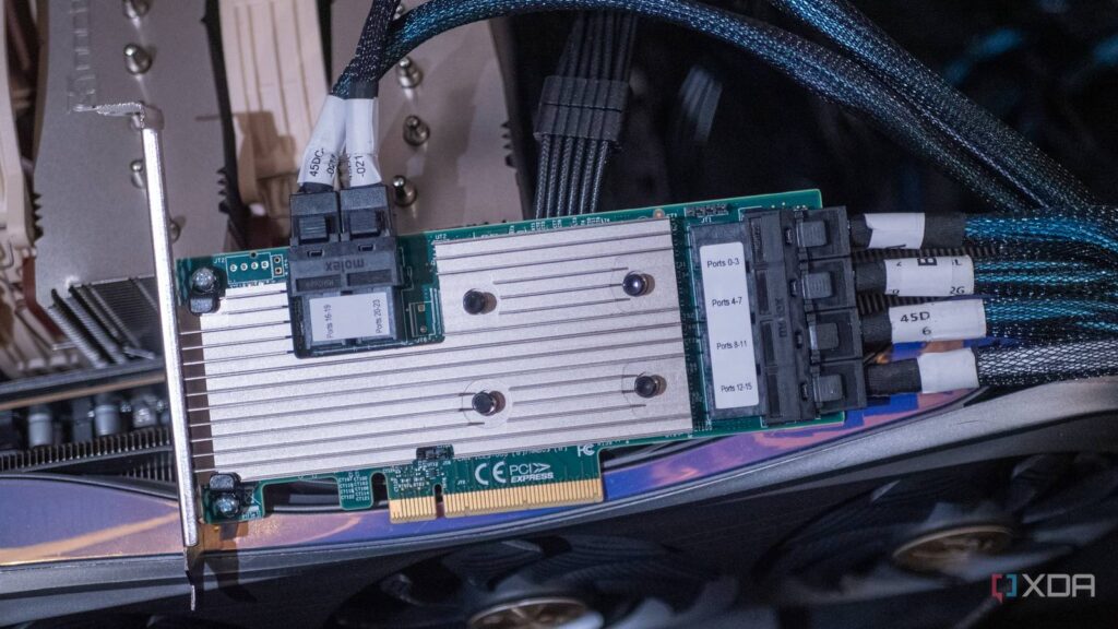 This $122 HBA card unlocked RAID features that my motherboard never had