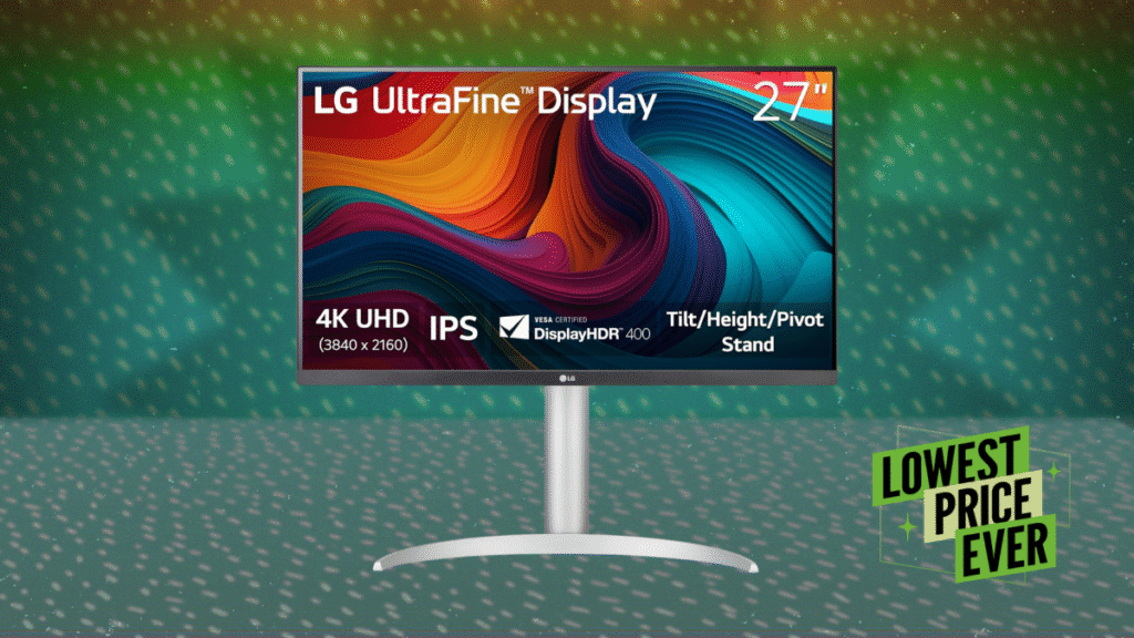 This 27-Inch LG Ultrafine 4K Monitor Just Dropped to Under $200