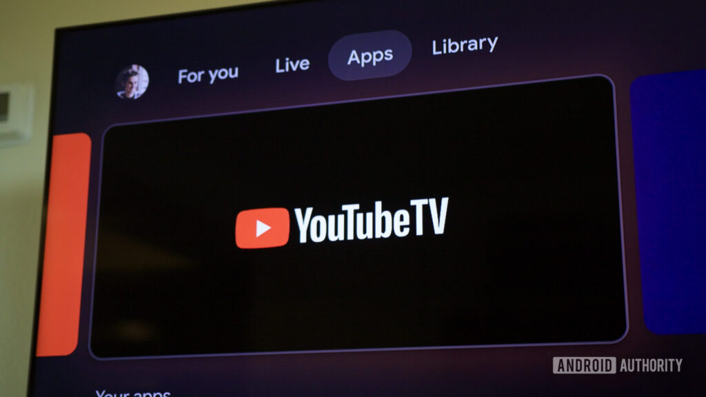 YouTube TV finally begins rolling out its new bespoke plans YouTube TV app icon on Google TV.