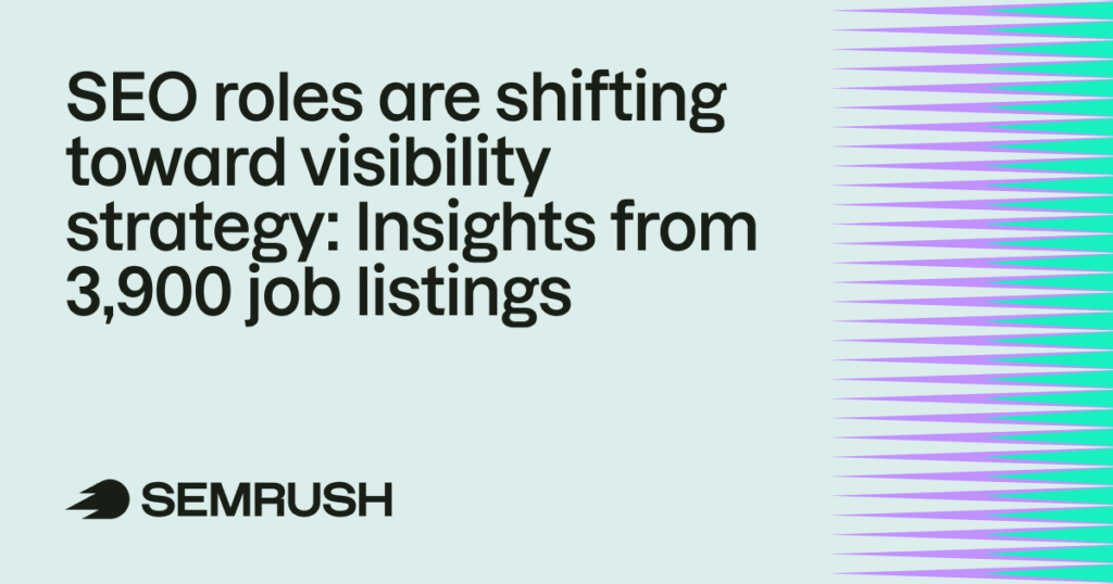 How are different types of SEO jobs distributed in 2026