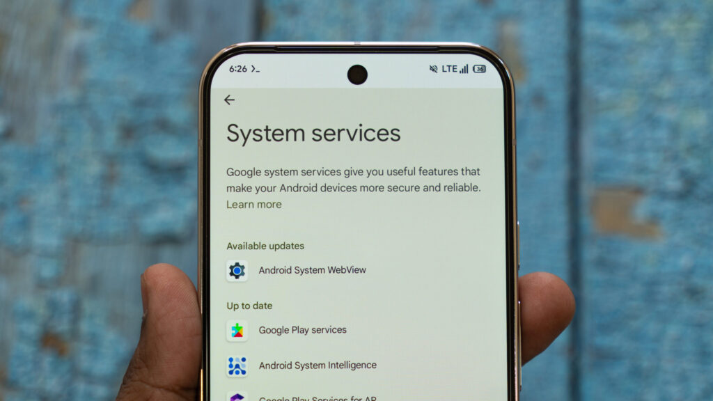 Google Play Services System Services