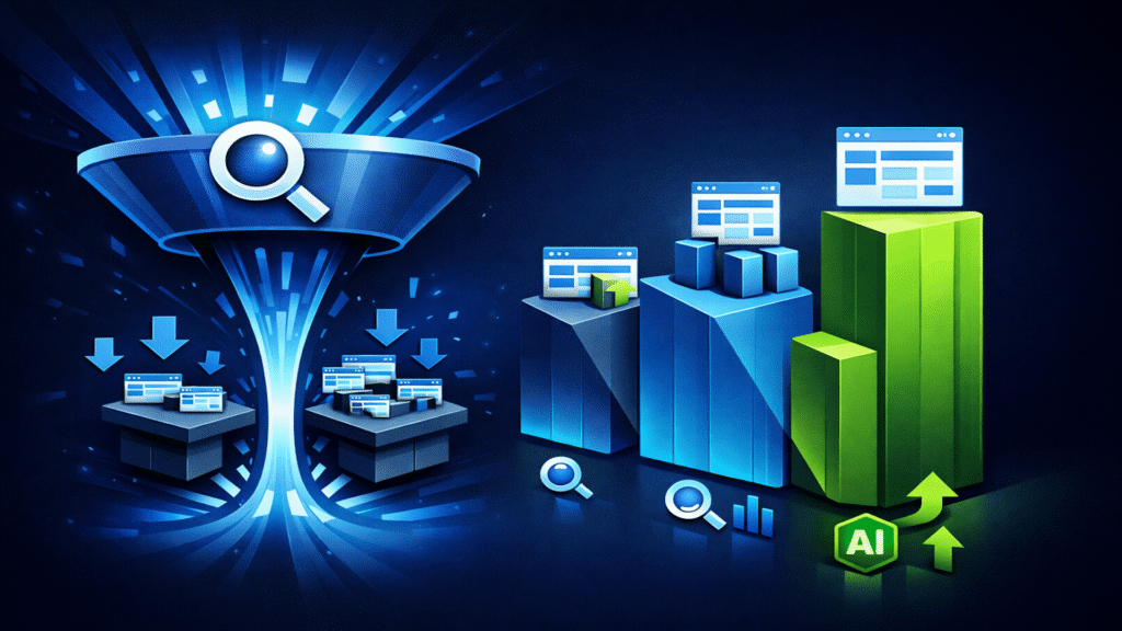 Small publisher search traffic fell 60% over two years: Data Small publisher search traffic fell 60% over two years: Data