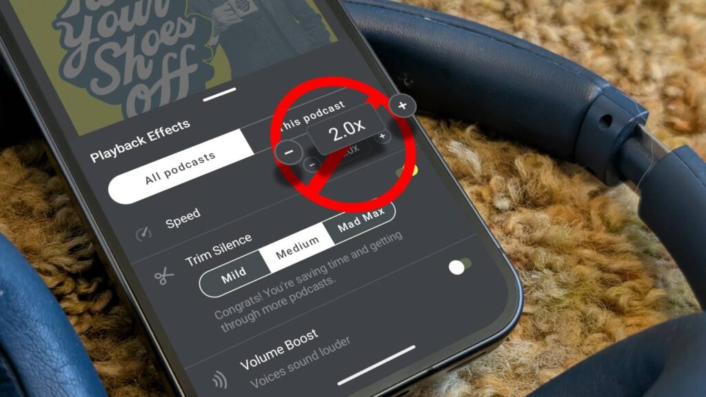 Stop speeding up podcasts and audiobooks