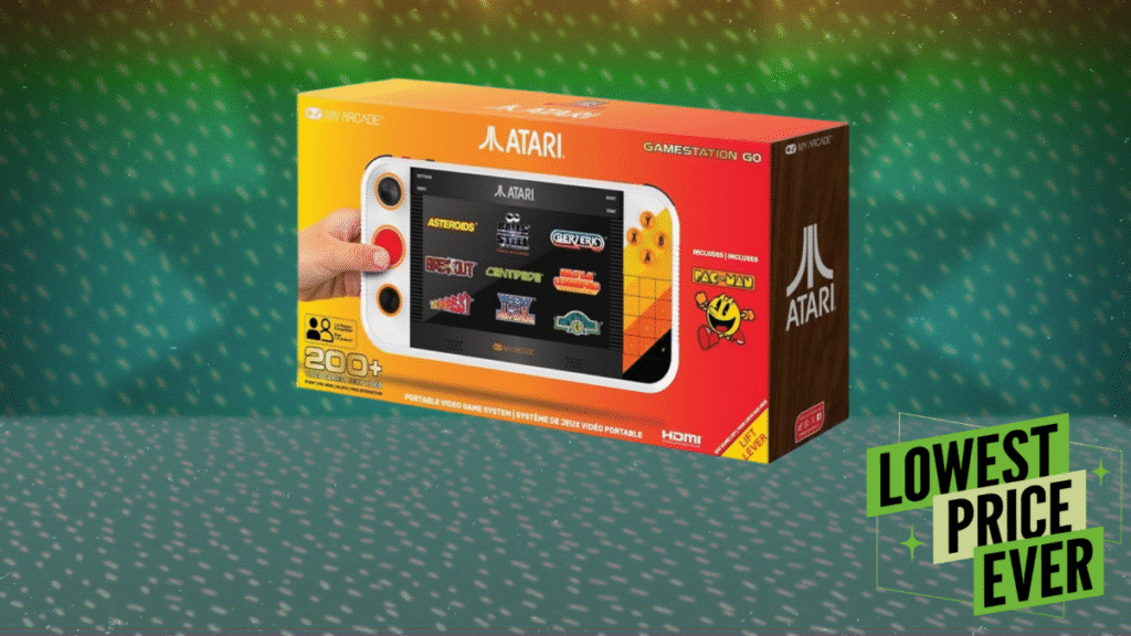 This Handheld Atari Console Comes With 200 Old-School Games, and It's $50 Off