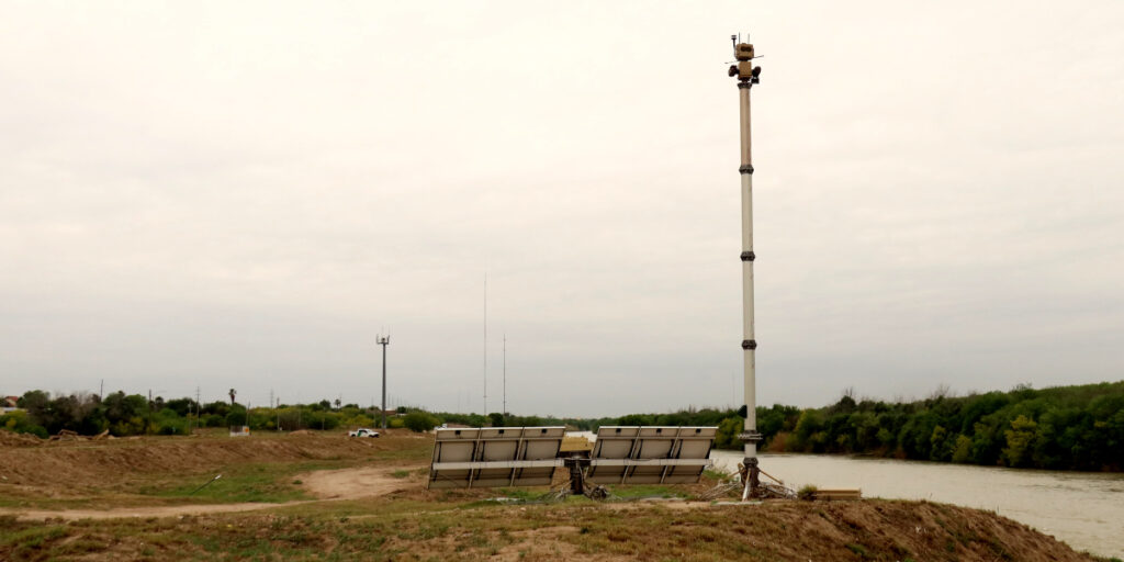 Hot Off the Press: EFF’s Updated Guide to Tech at the US-Mexico Border Two CBP surveillance towers along the Rio Grande