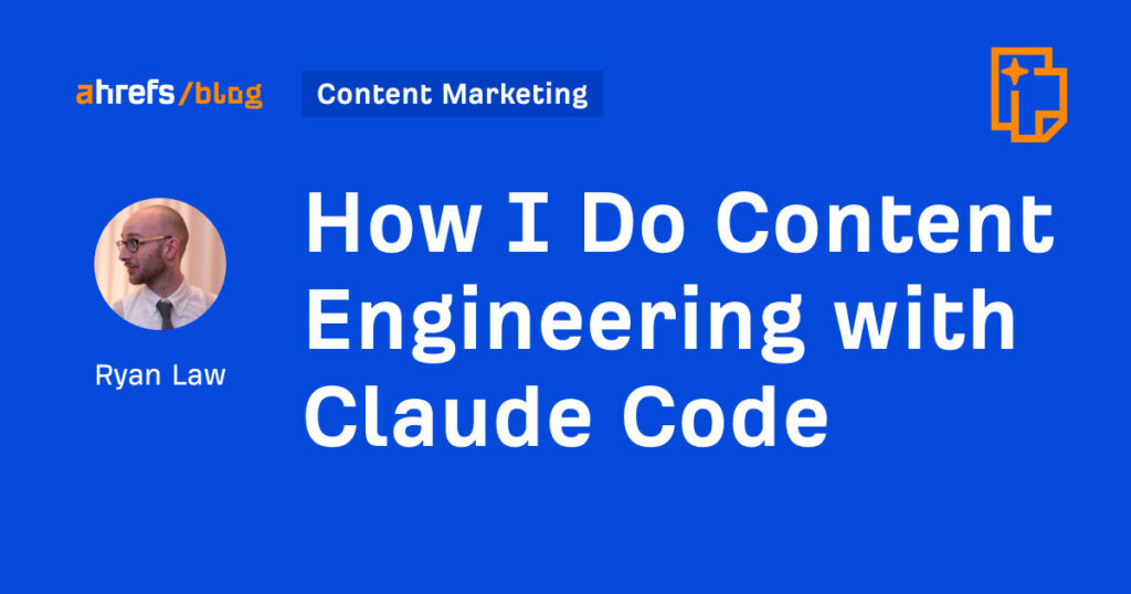 How I Do Content Engineering with Claude Code