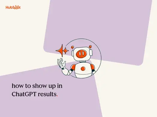 How to Show Up in ChatGPT Results and Get Noticed by Customers featured image for how to show up in chatgpt results blog post featuring a robot holding the breeze logo