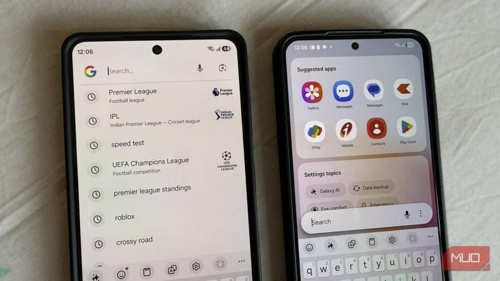 I swapped my Samsung's Google search bar for this and I love it