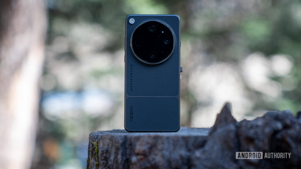 Oppo Find X9 Ultra Stood up showing back of the phone