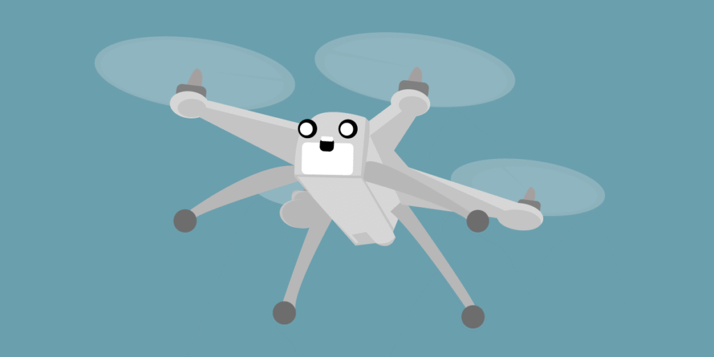 The FAA’s “Temporary” Flight Restriction for Drones is a Blatant Attempt to Criminalize Filming ICE a happy drone in the sky