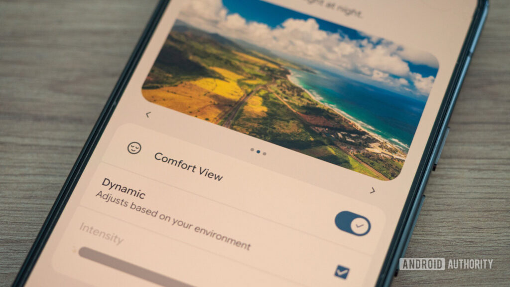google pixel 10 pro xl comfort display filter close up