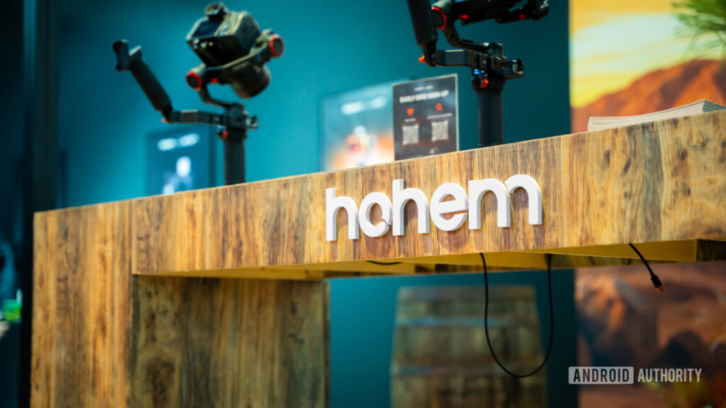 Hohem logo stock photo