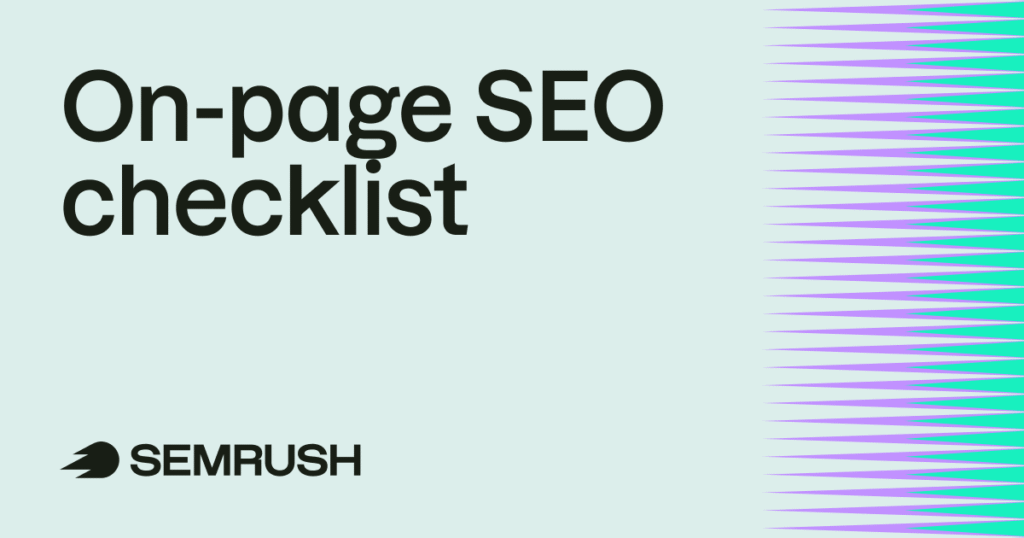 On-page SEO checklist