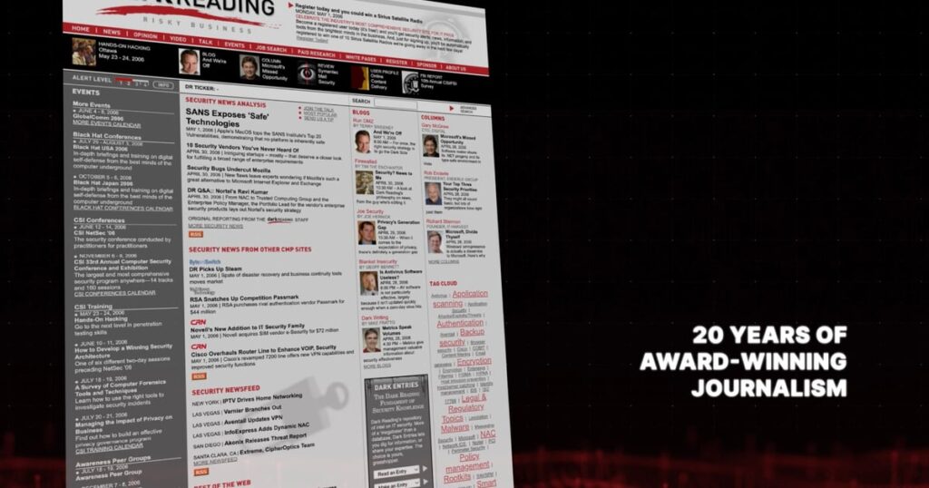 Dark Reading Marks 20-Year Milestone With Special Coverage
